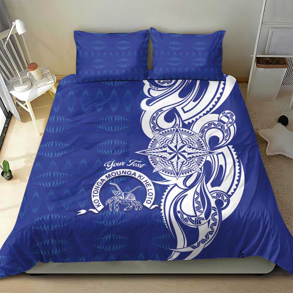 Personalised Queen Salote College Bedding Set QSC Est 1926 Ngatu Pattern - Polynesian Pride