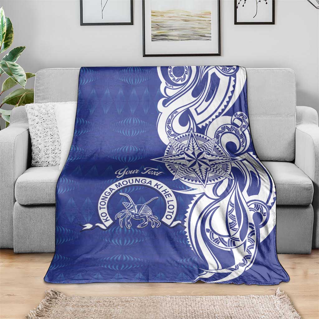 Personalised Queen Salote College Blanket QSC Est 1926 Ngatu Pattern - Polynesian Pride