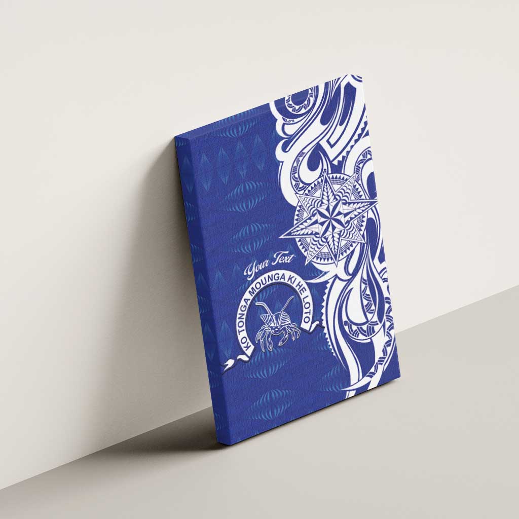 Personalised Queen Salote College Canvas Wall Art QSC Est 1926 Ngatu Pattern - Polynesian Pride