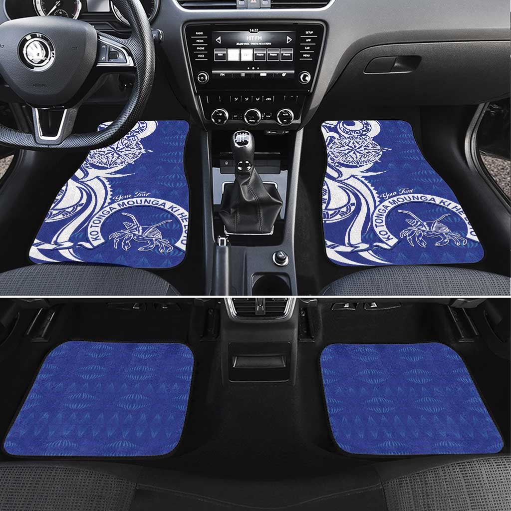 Personalised Queen Salote College Car Mats QSC Est 1926 Ngatu Pattern - Polynesian Pride