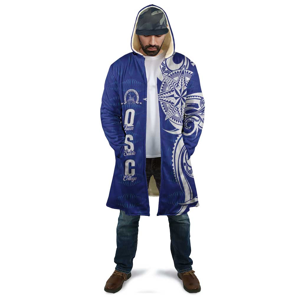 Personalised Queen Salote College Cloak QSC Est 1926 Ngatu Pattern - Polynesian Pride