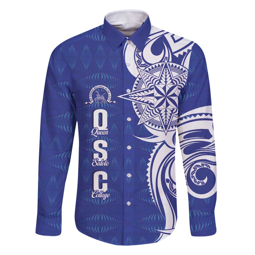 Personalised Queen Salote College Family Matching Summer Maxi Dress and Hawaiian Shirt QSC Est 1926 Ngatu Pattern - Polynesian Pride