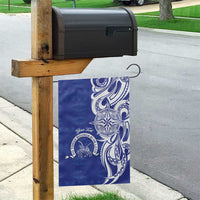 Personalised Queen Salote College Garden Flag QSC Est 1926 Ngatu Pattern - Polynesian Pride