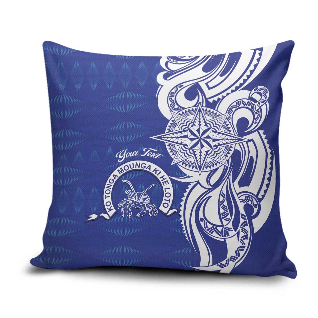 Personalised Queen Salote College Pillow Cover QSC Est 1926 Ngatu Pattern - Polynesian Pride