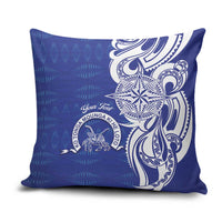 Personalised Queen Salote College Pillow Cover QSC Est 1926 Ngatu Pattern - Polynesian Pride