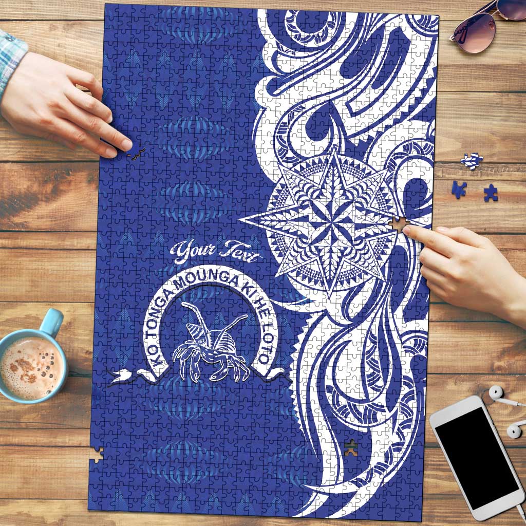 Personalised Queen Salote College Puzzle QSC Est 1926 Ngatu Pattern - Polynesian Pride