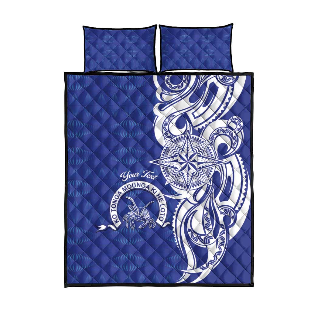 Personalised Queen Salote College Quilt Bed Set QSC Est 1926 Ngatu Pattern - Polynesian Pride