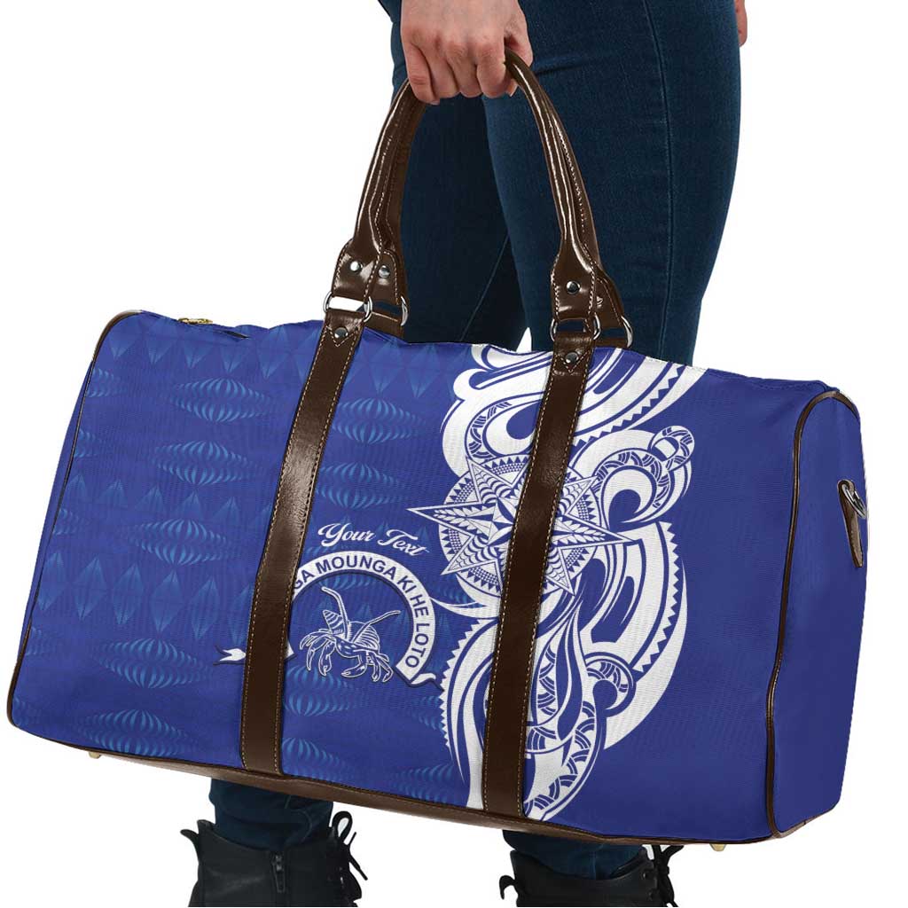 Personalised Queen Salote College Travel Bag QSC Est 1926 Ngatu Pattern - Polynesian Pride