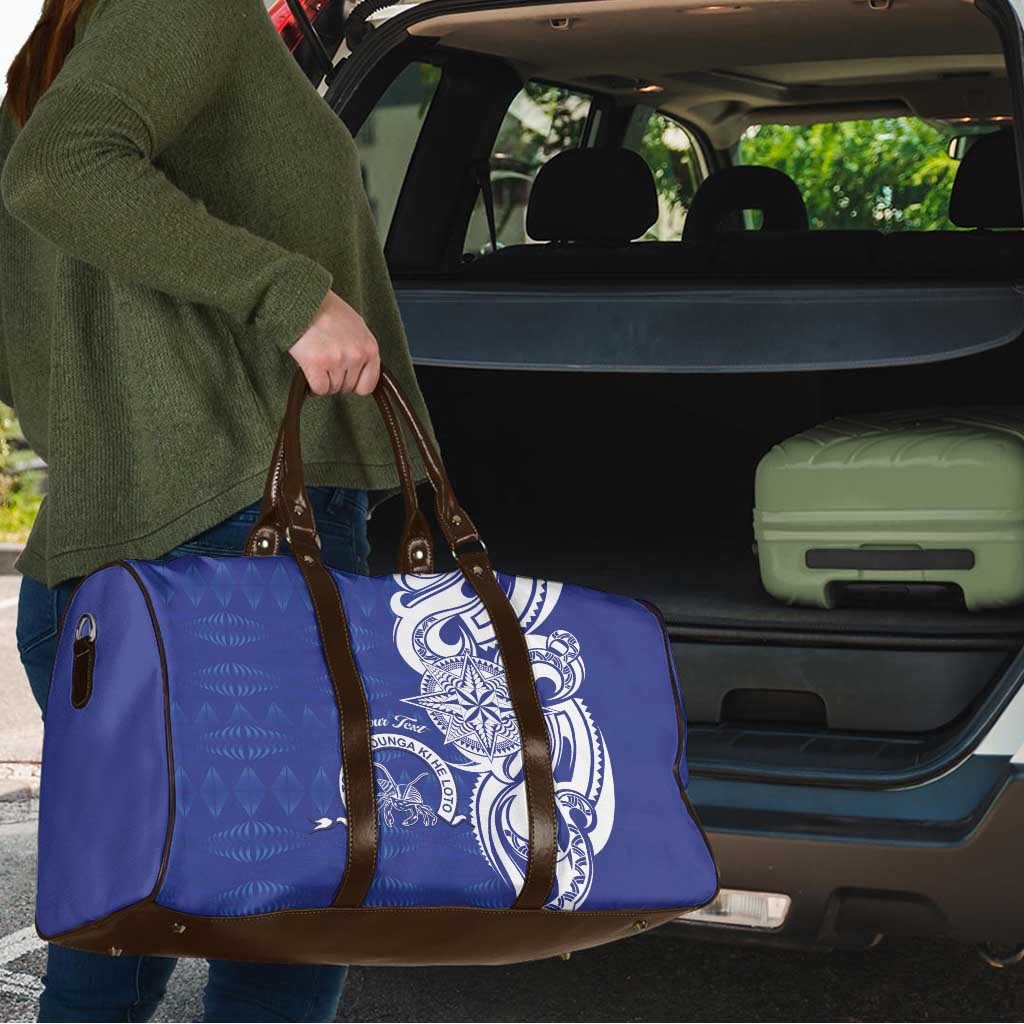 Personalised Queen Salote College Travel Bag QSC Est 1926 Ngatu Pattern - Polynesian Pride