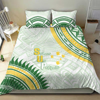 Samoa Ua Potopoto Bedding Set SUP Est 2025 Samoan Pattern - Polynesian Pride