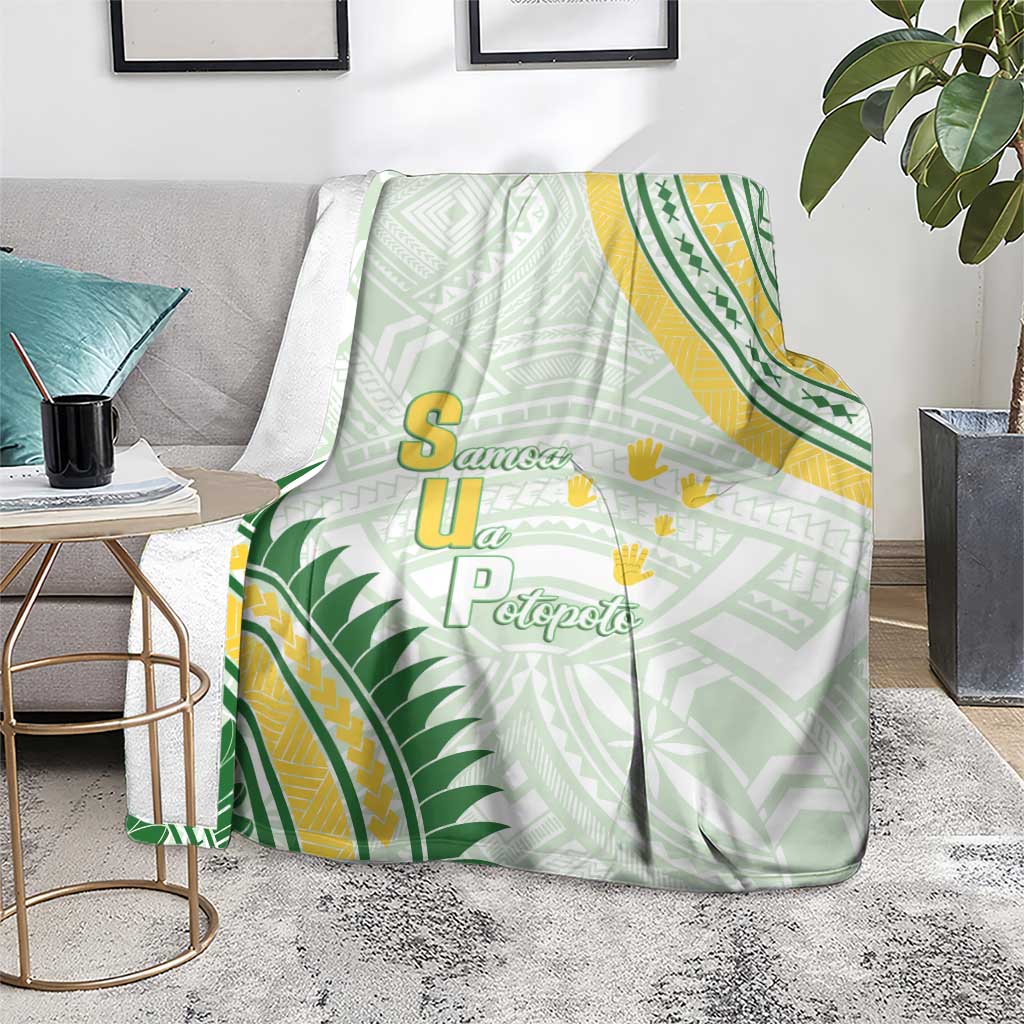 Samoa Ua Potopoto Blanket SUP Est 2025 Samoan Pattern - Polynesian Pride