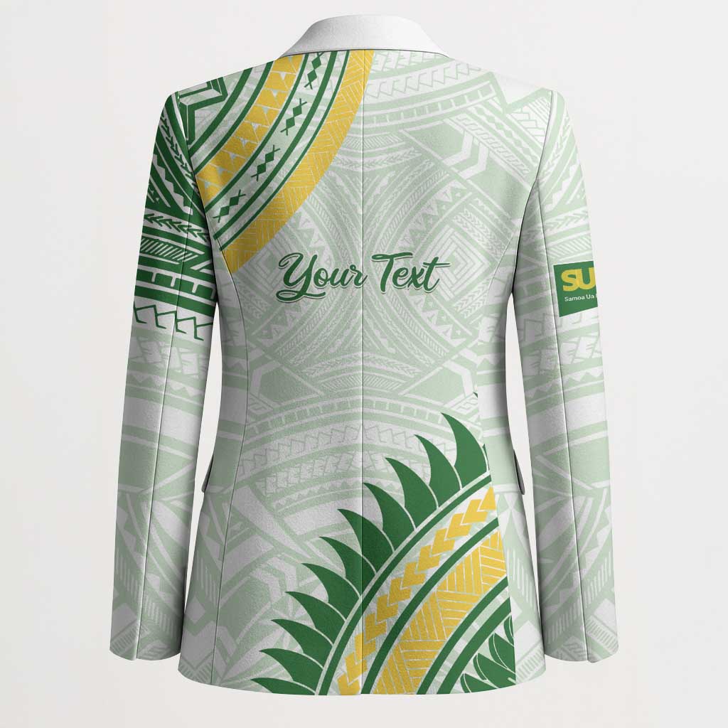 Personalised Samoa Ua Potopoto Blazer SUP Est 2025 Samoan Pattern - Polynesian Pride