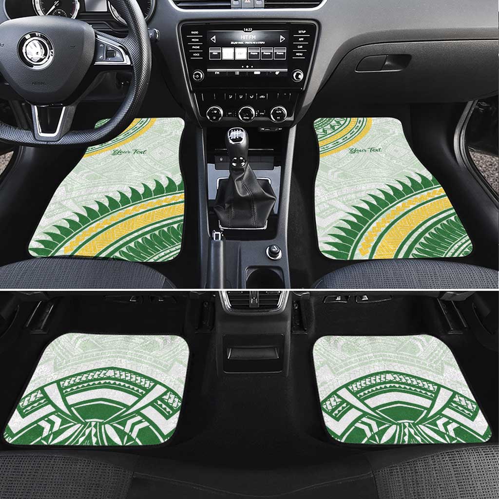 Personalised Samoa Ua Potopoto Car Mats SUP Est 2025 Samoan Pattern - Polynesian Pride