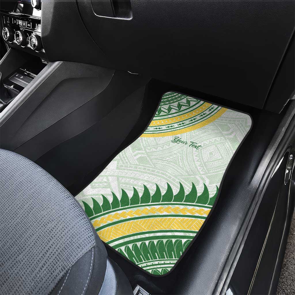 Personalised Samoa Ua Potopoto Car Mats SUP Est 2025 Samoan Pattern - Polynesian Pride