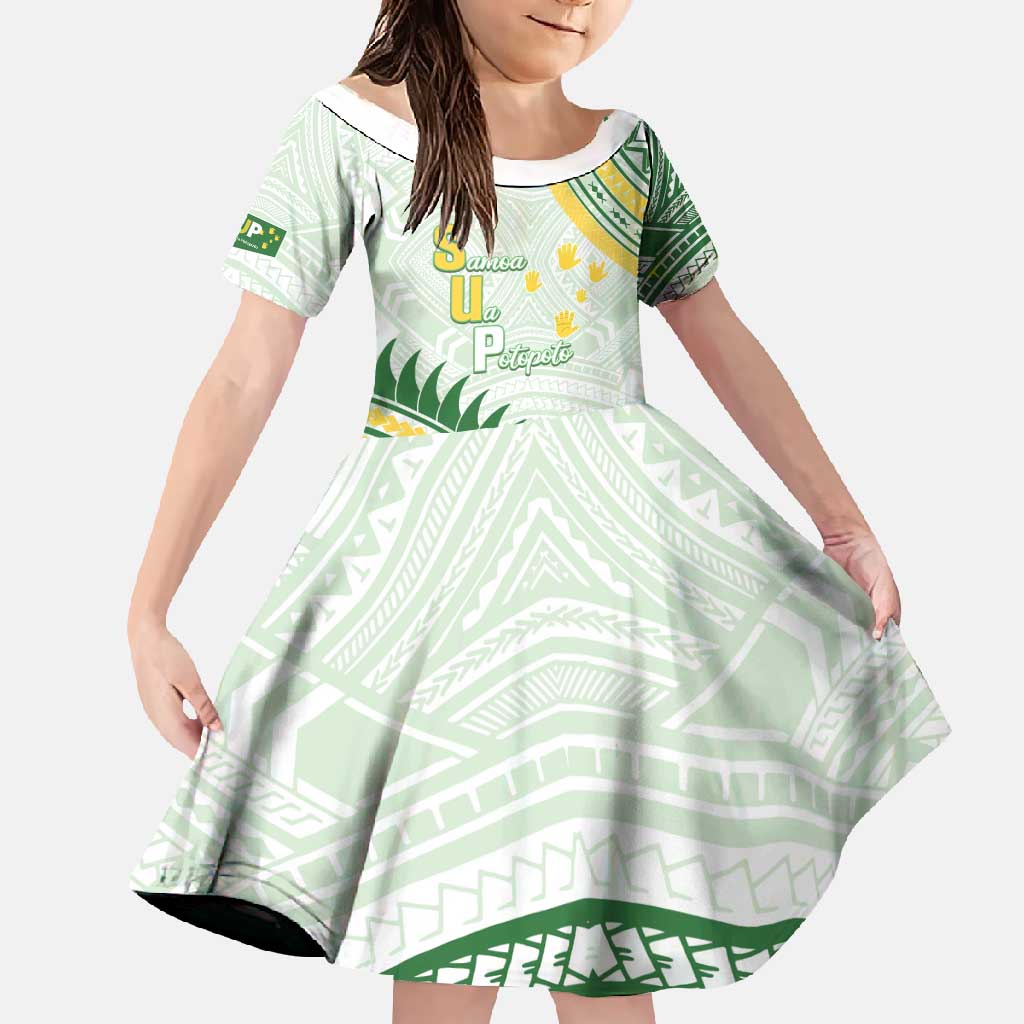 Personalised Samoa Ua Potopoto Family Matching Summer Maxi Dress and Hawaiian Shirt SUP Est 2025 Samoan Pattern - Polynesian Pride