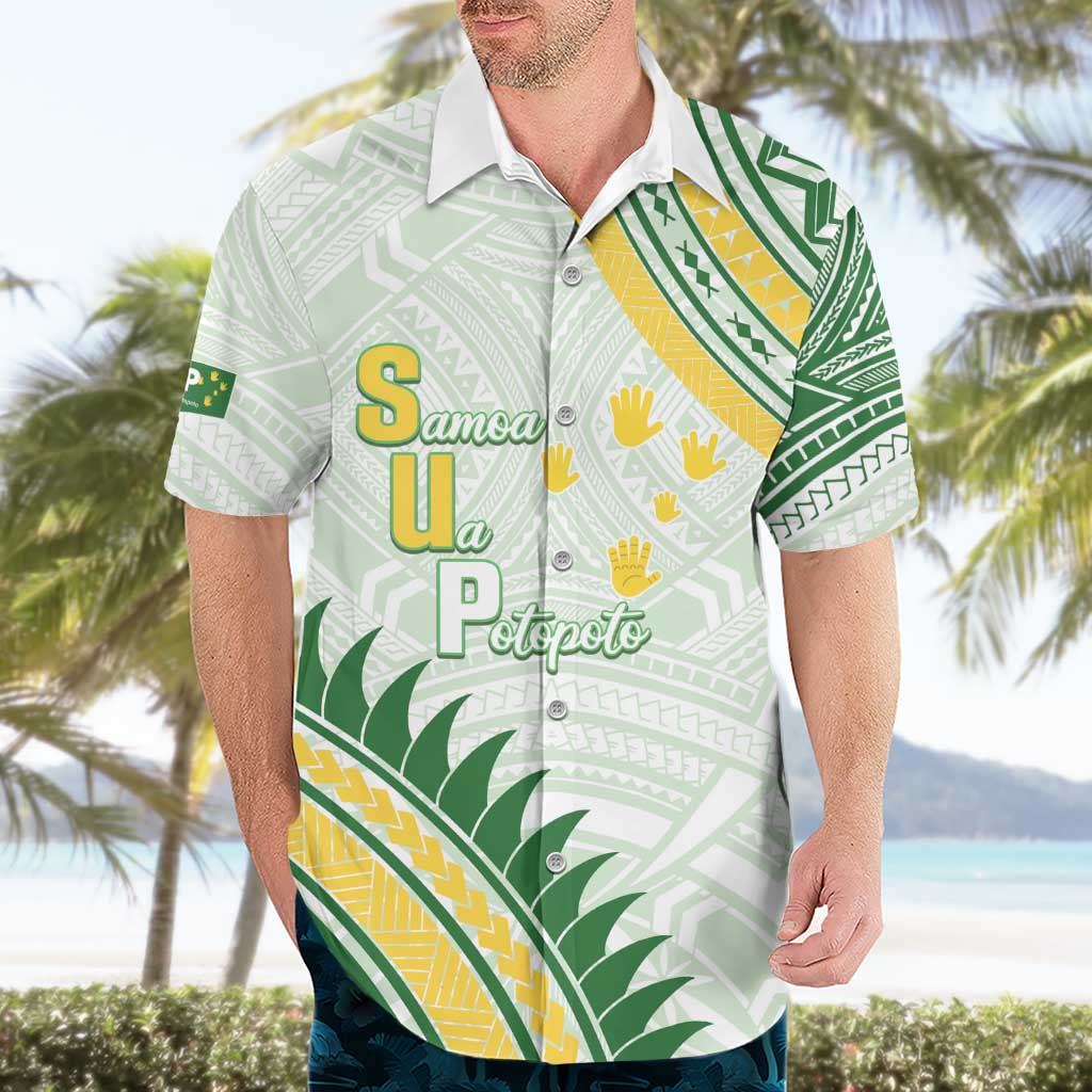 Personalised Samoa Ua Potopoto Hawaiian Shirt SUP Est 2025 Samoan Pattern - Polynesian Pride