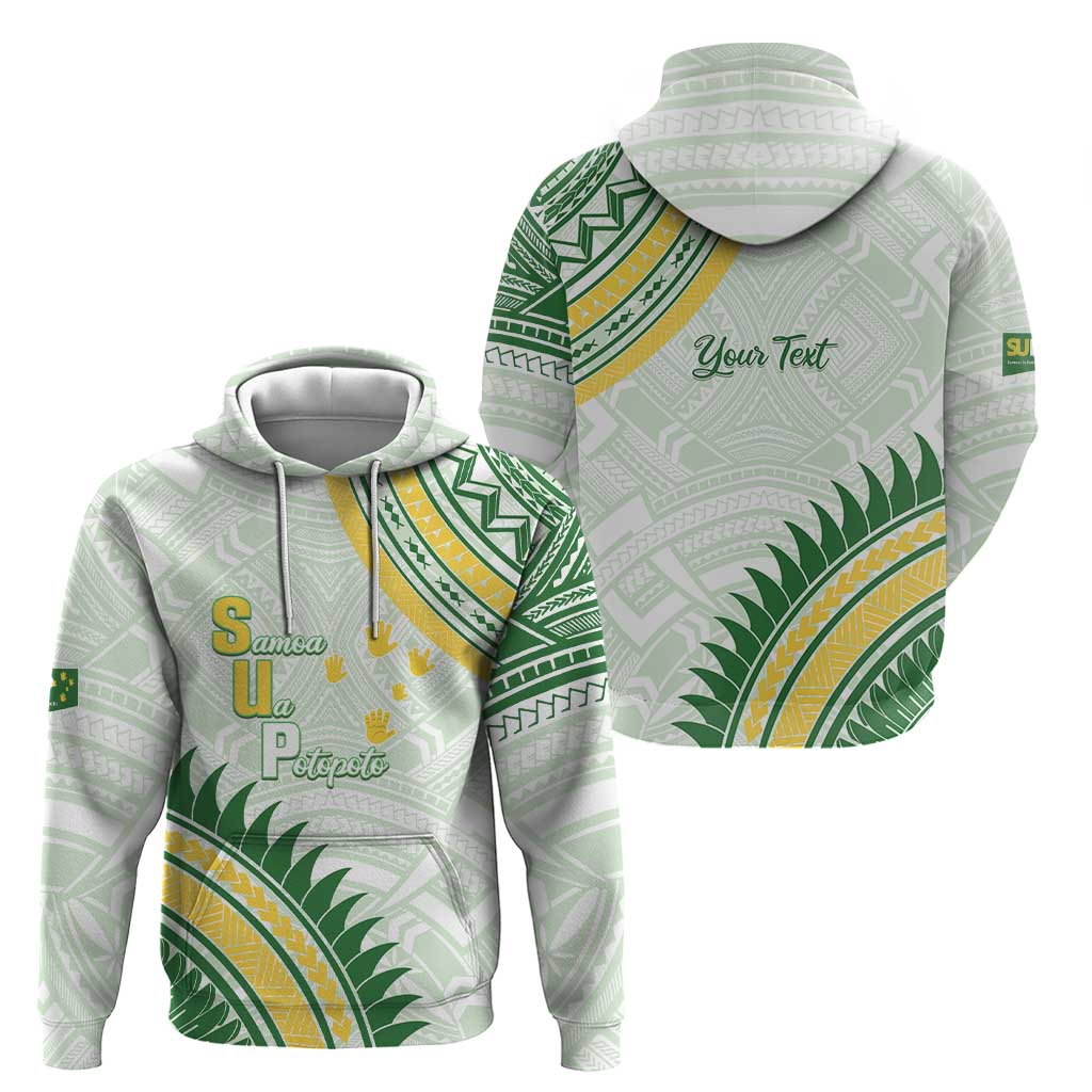 Personalised Samoa Ua Potopoto Hoodie SUP Est 2025 Samoan Pattern - Polynesian Pride