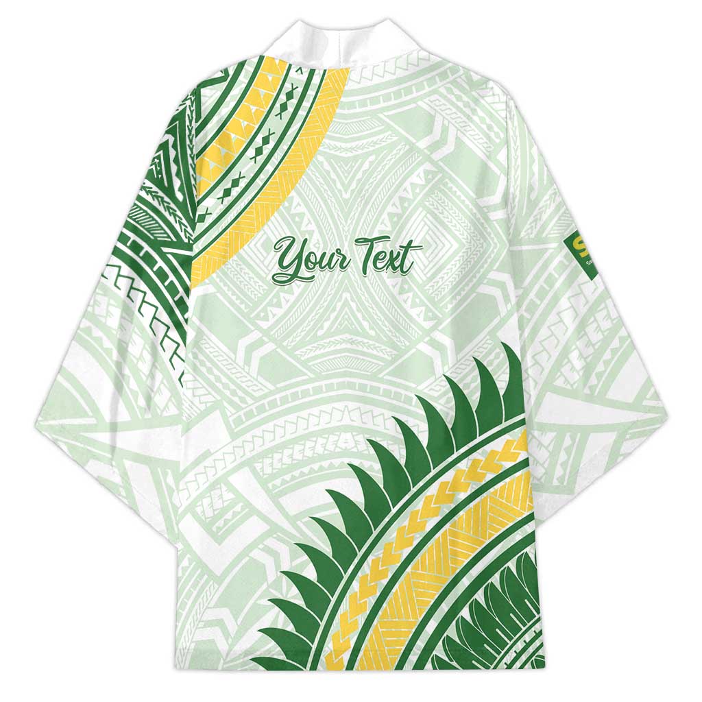 Personalised Samoa Ua Potopoto Kimono SUP Est 2025 Samoan Pattern - Polynesian Pride