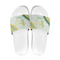 Samoa Ua Potopoto Slide Sandals SUP Est 2025 Samoan Pattern - Polynesian Pride