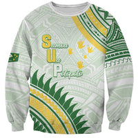 Personalised Samoa Ua Potopoto Sweatshirt SUP Est 2025 Samoan Pattern - Polynesian Pride