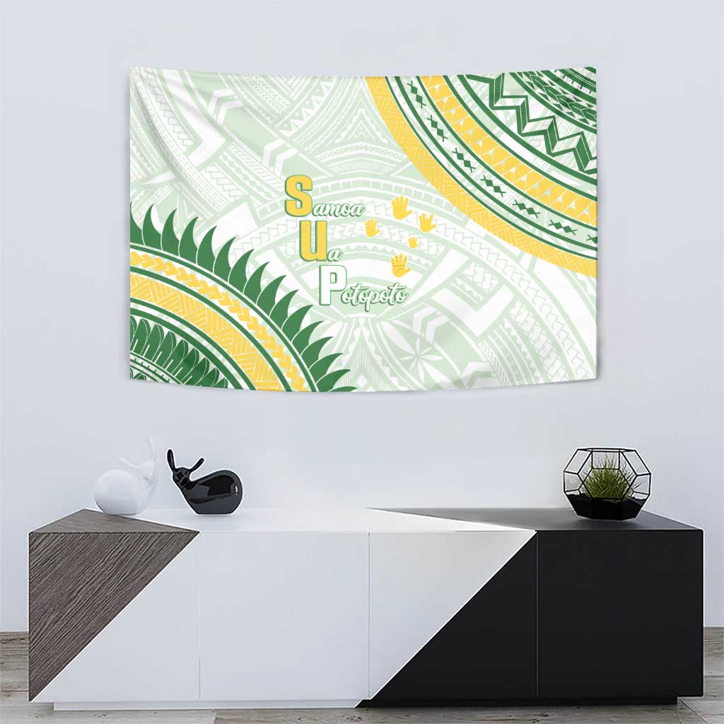 Samoa Ua Potopoto Tapestry SUP Est 2025 Samoan Pattern - Polynesian Pride