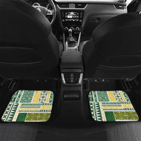 Samoa Uniting Party Car Mats SUP Est 2025 Siapo Pattern - Polynesian Pride