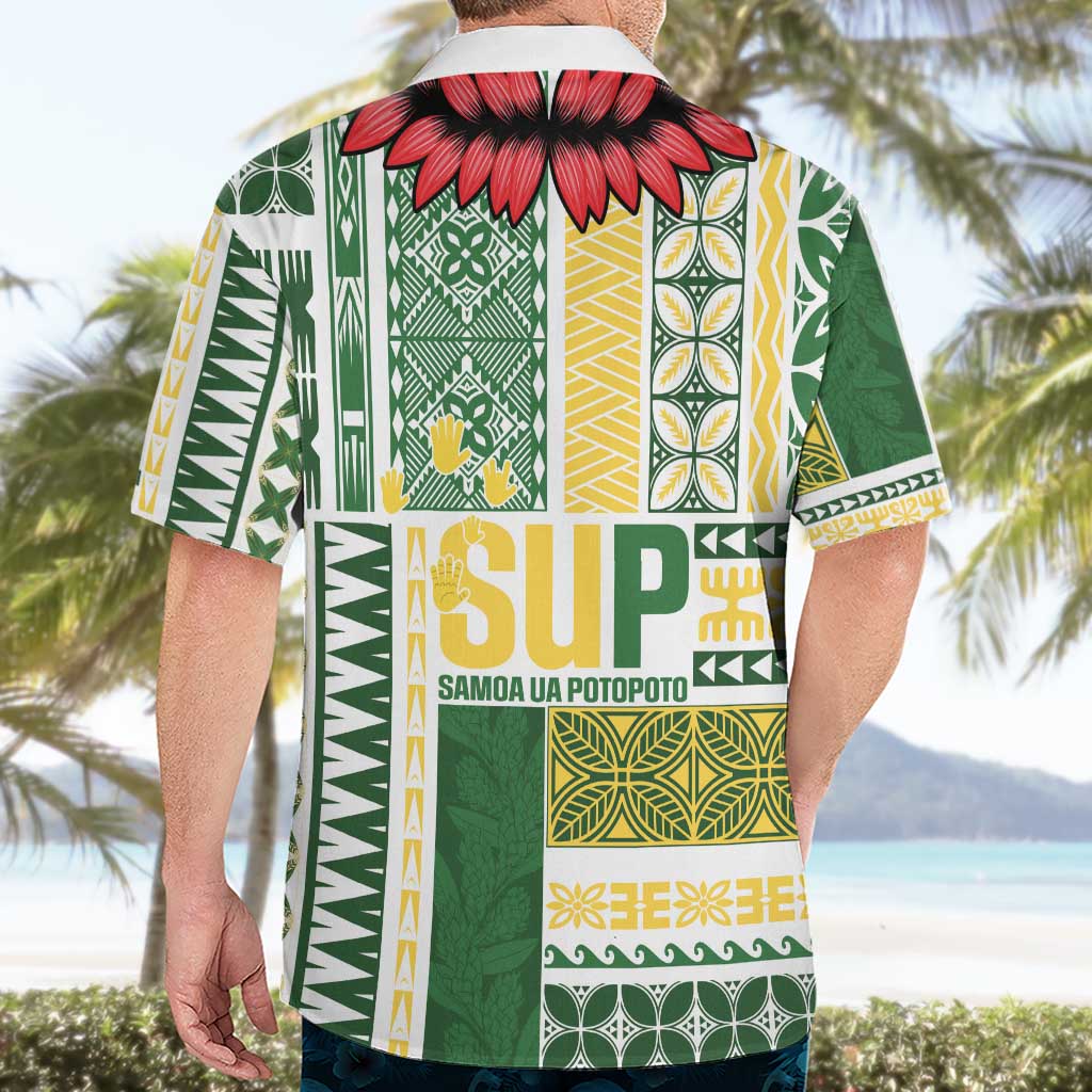 Samoa Uniting Party Hawaiian Shirt SUP Est 2025 Siapo Pattern - Polynesian Pride