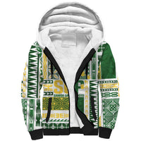Samoa Uniting Party Sherpa Hoodie SUP Est 2025 Siapo Pattern - Polynesian Pride