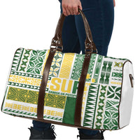 Samoa Uniting Party Travel Bag SUP Est 2025 Siapo Pattern - Polynesian Pride