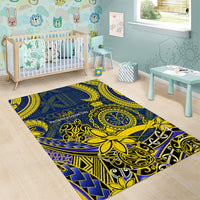 Niue Peniamina Gospel Day Area Rug Unique Niean Hiapo LT14 - Polynesian Pride