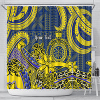 Personalised Niue Peniamina Gospel Day Shower Curtain Unique Niean Hiapo LT14 - Polynesian Pride