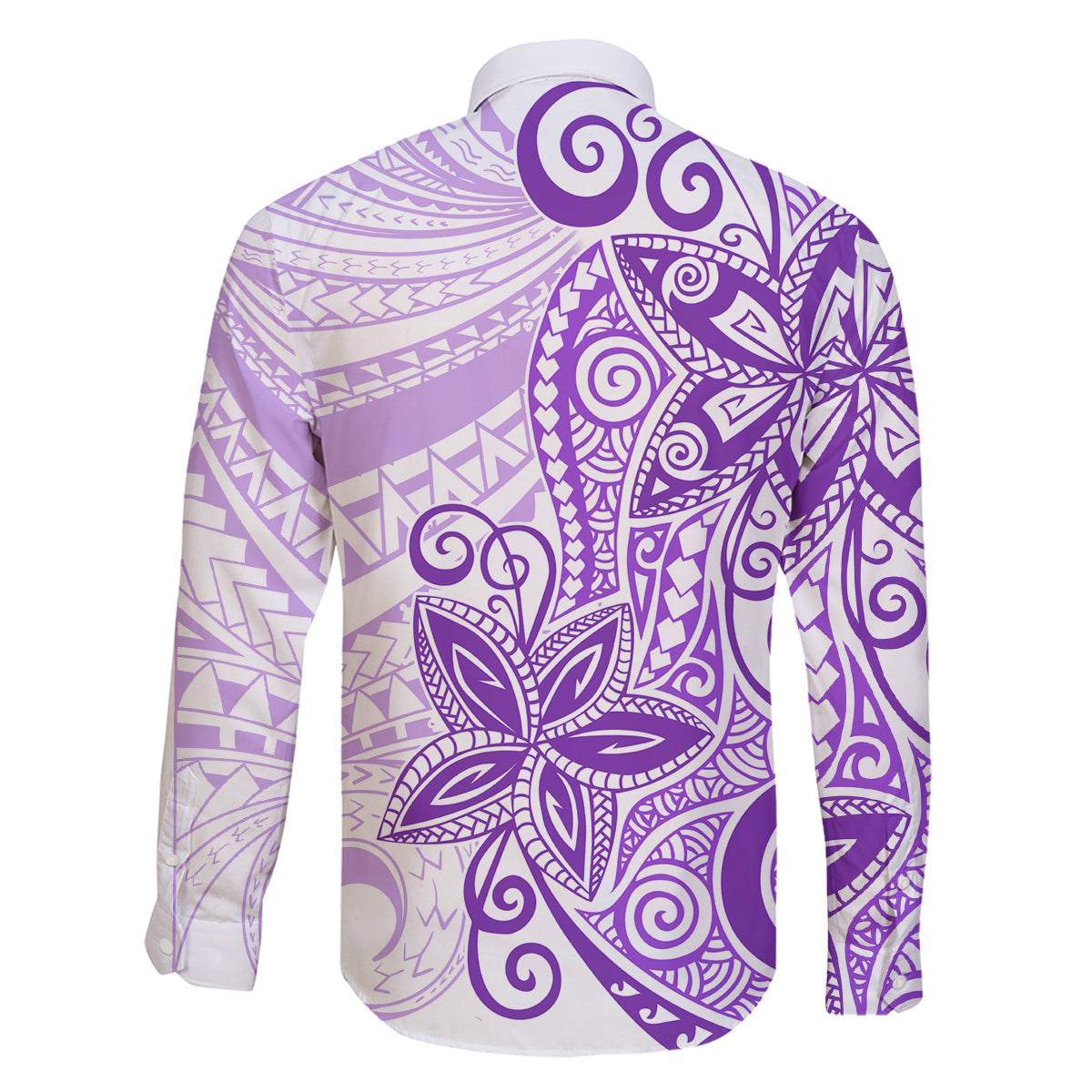 Polynesia Dolphins Family Matching Off Shoulder Long Sleeve Dress and Hawaiian Shirt Valentine Day Floral Polynesian - Vintage Purple LT14 - Polynesian Pride