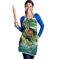 Aotearoa Tangaroa Atua Apron New Zealand God Of The Ocean - Polynesian Pride