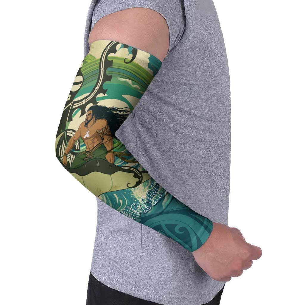 Aotearoa Tangaroa Atua Arm Sleeves New Zealand God Of The Ocean - Polynesian Pride