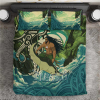 Aotearoa Tangaroa Atua Bedding Set New Zealand God Of The Ocean
