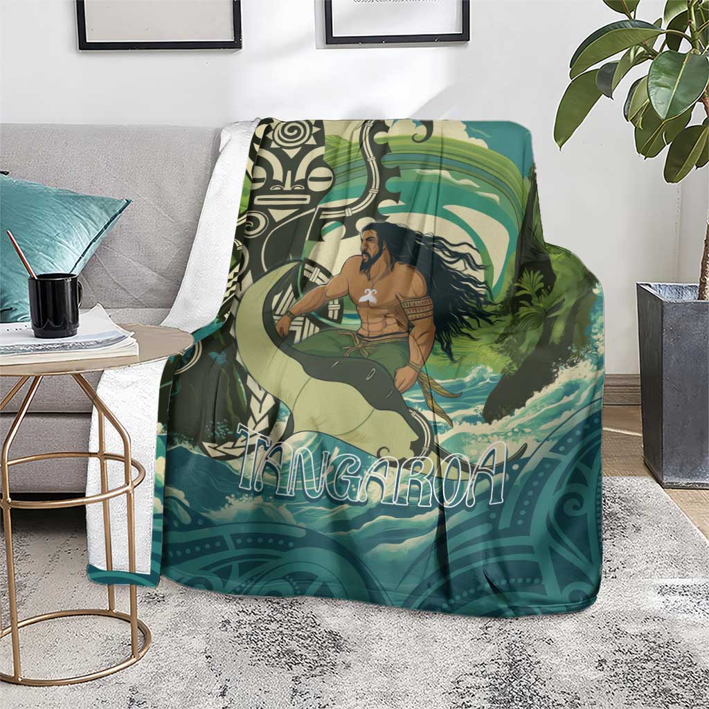 Aotearoa Tangaroa Atua Blanket New Zealand God Of The Ocean