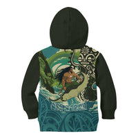 Aotearoa Tangaroa Atua Kid Hoodie New Zealand God Of The Ocean