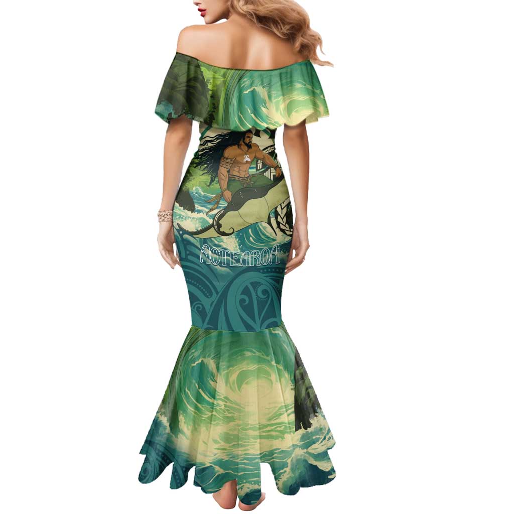 Aotearoa Tangaroa Atua Mermaid Dress New Zealand God Of The Ocean
