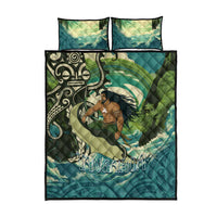 Aotearoa Tangaroa Atua Quilt Bed Set New Zealand God Of The Ocean