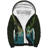 Aotearoa Tangaroa Atua Sherpa Hoodie New Zealand God Of The Ocean