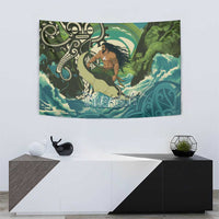 Aotearoa Tangaroa Atua Tapestry New Zealand God Of The Ocean LT14 - Polynesian Pride