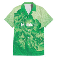 Aloha Hawaii Molokai Island Family Matching Mermaid Dress and Hawaiian Shirt Hibiscus Tribal Honu Hawaiian Tattoo Green