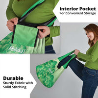 Aloha Hawaii Molokai Island Grocery Bag Hibiscus Tribal Honu Hawaiian Tattoo Green