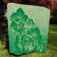 Aloha Hawaii Molokai Island Quilt Hibiscus Tribal Honu Hawaiian Tattoo Green