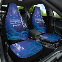 Personalised Matariki New Zealand Car Seat Cover Maori New Year Galaxy Koru Pattern