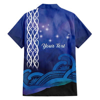 Personalised Matariki New Zealand Family Matching Puletasi and Hawaiian Shirt Maori New Year Galaxy Koru Pattern