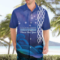 Personalised Matariki New Zealand Hawaiian Shirt Maori New Year Galaxy Koru Pattern