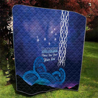 Personalised Matariki New Zealand Quilt Maori New Year Galaxy Koru Pattern