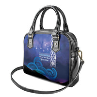 Personalised Matariki New Zealand Shoulder Handbag Maori New Year Galaxy Koru Pattern