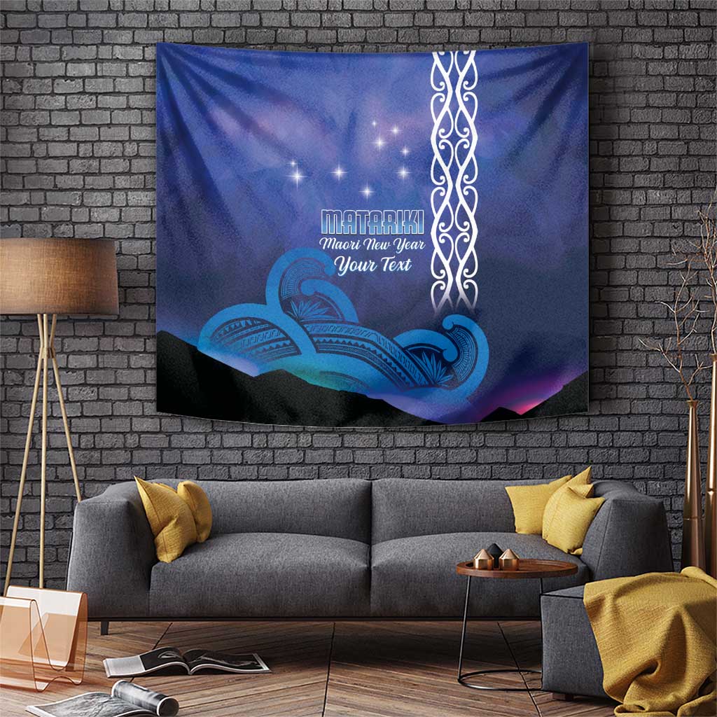 Personalised Matariki New Zealand Tapestry Maori New Year Galaxy Koru Pattern